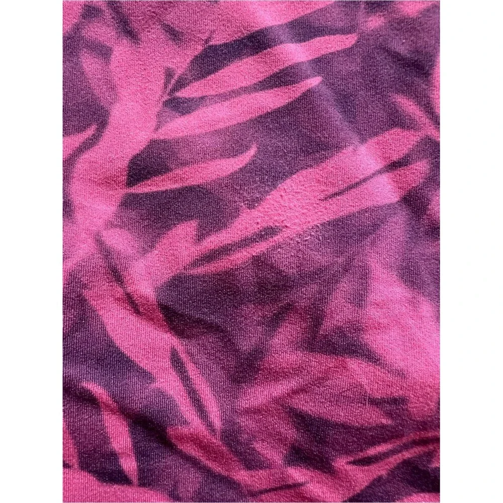 Lululemon Align Tank Cropped Spray Leaf Fireside Red Multi Size 8